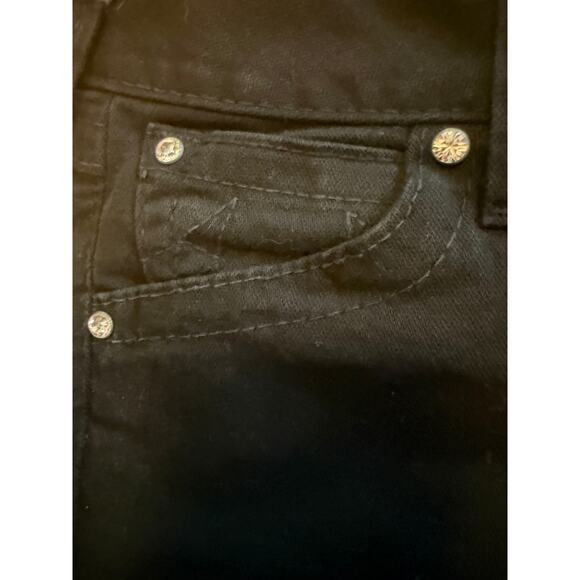 NWT Vintage Y2K True Religion Joey Lowrise Bootcut Black Jeans w/ Crystals 27 - Picture 5 of 7